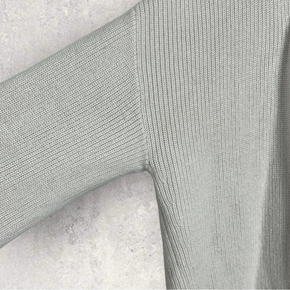 Lululemon Merino Wool Ribbed Long Wrap Sweater Bone Neutral Size 2 Oversized Fit - Picture 10 of 14